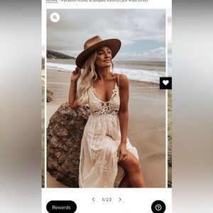 magnolia boutique scalloped lace maxi dress